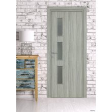 Alpok üveges solo Dekorfóliás MDF ajtó tokkal és toktakaróval pezsgő szürke 68x203