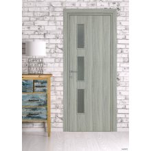 Alpok üveges solo Dekorfóliás MDF ajtó tokkal és toktakaróval pezsgő szürke 78x203
