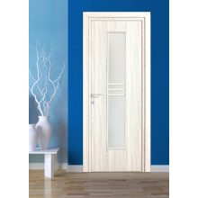 Alpok üveges a02 Dekorfóliás MDF ajtó tokkal és toktakaróval pezsgő szürke 88x203