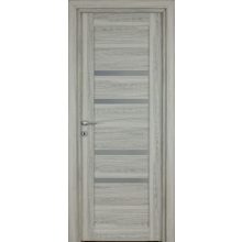 Bella Üveges pezsgő szürke Tömör MDF dekorfóliás ajtó tokkal és toktakaróval 88x203