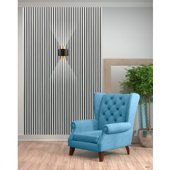 Akusztikus falpanel szürke 30x260