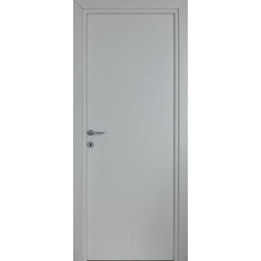 Wave Prémium Festett MDF fehér ajtó tokkal és toktakaróval 68x203