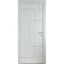 Cube Prémium Festett MDF fehér ajtó tokkal és toktakaróval 68x203