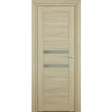 Duna üveges Kőris Tömör MDF dekorfóliás ajtó tokkal és toktakaróval 68x203