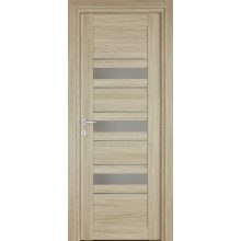 Dóra Üveges Kőris Tömör MDF dekorfóliás ajtó tokkal és toktakaróval 68x203