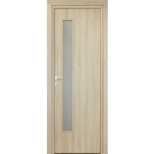 Alpok üveges g1 Dekorfóliás MDF ajtó tokkal és toktakaróval kőris 88x203
