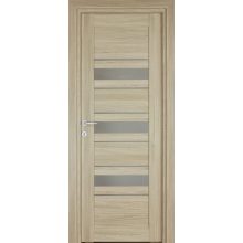 Dóra Üveges Kőris Tömör MDF dekorfóliás ajtó tokkal és toktakaróval 88x203