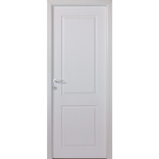 Classic II. Festett MDF fehér ajtó tokkal és toktakaróval 88X203
