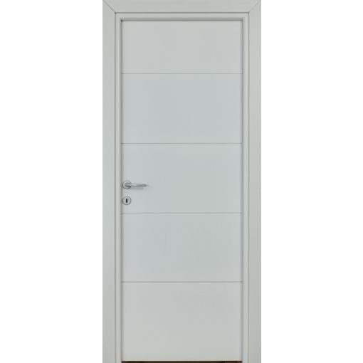 Four Lines Festett MDF fehér ajtó tokkal és toktakaróval 88X203