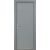   Three Lines Prémium Festett MDF szürke ajtó tokkal és toktakaróval 68x203
