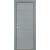   Four Lines Festett MDF szürke ajtó tokkal és toktakaróval 68X203
