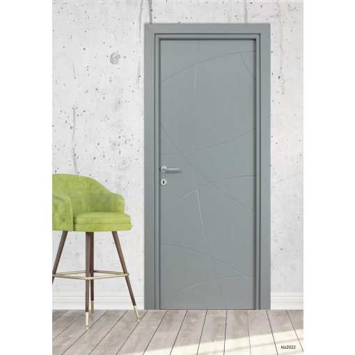 Art Prémium Festett MDF szürke ajtó tokkal és toktakaróval 78x203