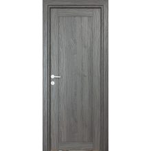 Mod fekete Tömör MDF dekorfóliás ajtó tokkal és toktakaróval 68x203