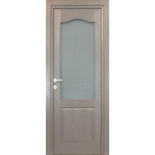 Classic I. Festett üveges MDF antracit ajtó tokkal és toktakaróval 78X203