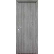 Alpok Dekorfóliás MDF ajtó tokkal és toktakaróval szürke 78x203