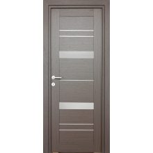 Amyra Üveges wenge Tömör MDF dekorfóliás ajtó tokkal és toktakaróval 68x203