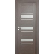 Dóra Üveges wenge Tömör MDF dekorfóliás ajtó tokkal és toktakaróval 68x203