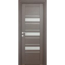 Dóra Üveges wenge Tömör MDF dekorfóliás ajtó tokkal és toktakaróval 88x203