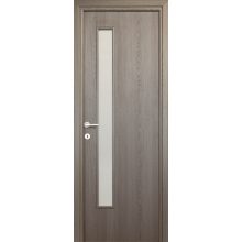 Alpok üveges g1 Dekorfóliás MDF ajtó tokkal és toktakaróval antracit 68x203