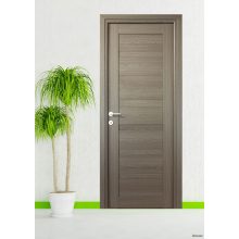 Duna teli antracit Tömör MDF dekorfóliás ajtó tokkal és toktakaróval 68x203