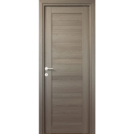 Duna teli antracit Tömör MDF dekorfóliás ajtó tokkal és toktakaróval 68x203
