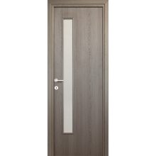 Alpok üveges g1 Dekorfóliás MDF ajtó tokkal és toktakaróval antracit 78x203