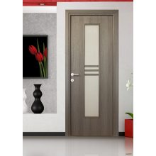 Alpok üveges a02 Dekorfóliás MDF ajtó tokkal és toktakaróval antracit 88x203