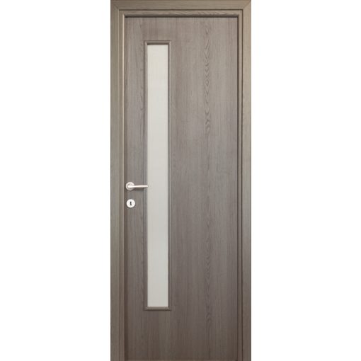 Alpok üveges g1 Dekorfóliás MDF ajtó tokkal és toktakaróval antracit 88x203