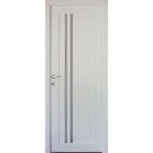 Della üveges fehér Tömör MDF dekorfóliás ajtó tokkal és toktakaróval 68x203