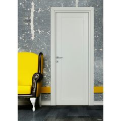   Mod fehér Tömör MDF dekorfóliás ajtó tokkal és toktakaróval 68x203