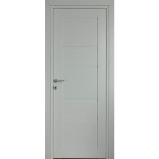Bella fehér Tömör MDF dekorfóliás ajtó tokkal és toktakaróval 88x203